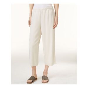 EILEEN FISHER Womens Beige Wear To Work Straight leg Pants XL